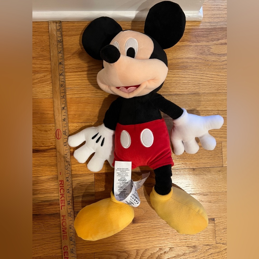 Disney Mickey Large 18 inch tall Plush - Picture 6 of 10